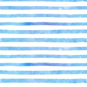 Watercolour Stripe — Light Blue