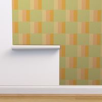 Fun striped cubes - yellow, pink, off-white and mint // big scale