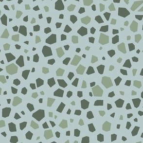 Summer Pool Terrazzo Mosaic, blue green