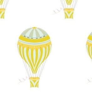 Hot Air Balloons-15 Yellow