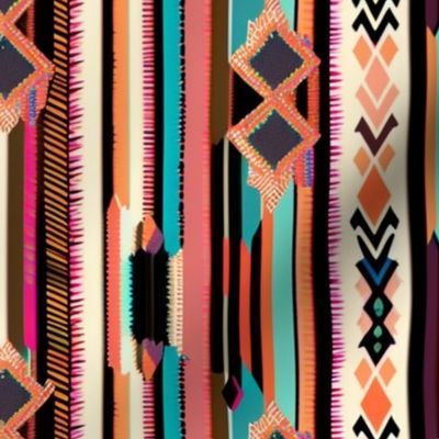 Large Scale, Aztec Stripes 