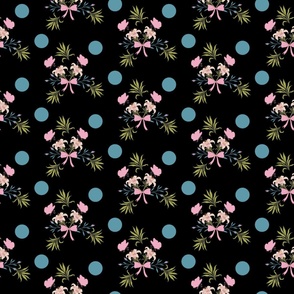 Black Butterfly Paradise Dots 3