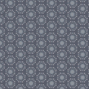 Dotted stars on bluish gray | small