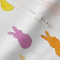 Watercolor Spring Bunnies // Warm Brights