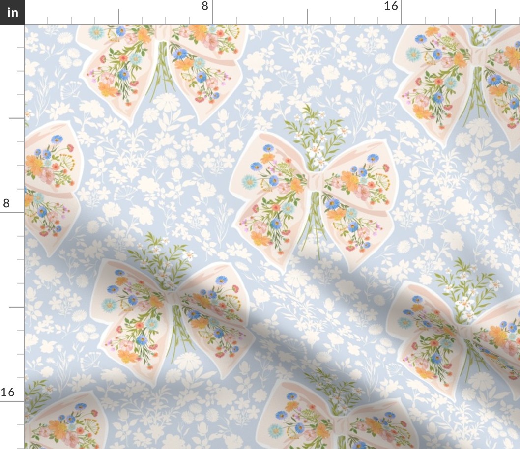 Large bows with Wild flowers SMALL_light blue