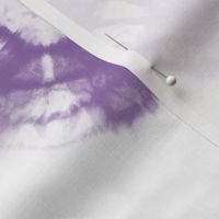 Shibori Kumo tie dye dark purple dots over white