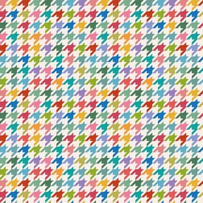 Colorful Houndstooth Texture - Summertime Picnic / Medium