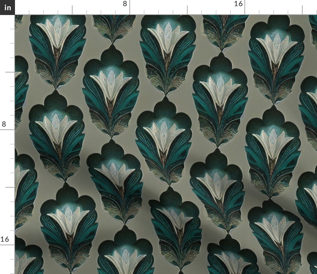 Teal elegance in Deco Design