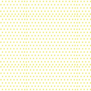Lemon yellow dots on white