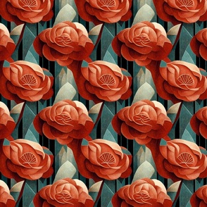 Red Deco Roses