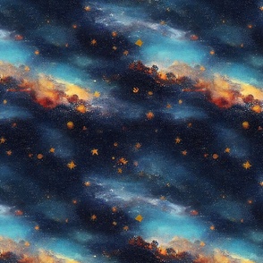 Starry Night Abstract 7