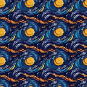 Starry Night Abstract 5