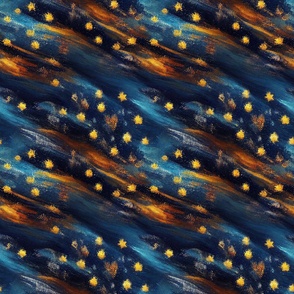 Starry Night Abstract 4