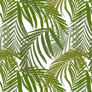 palm leaf - green medium 