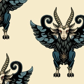 Large Scale, Devil Goat with Wings
