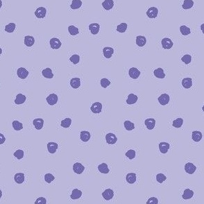 Medium lilac purple polka dot blender print for my kids halloween collection
