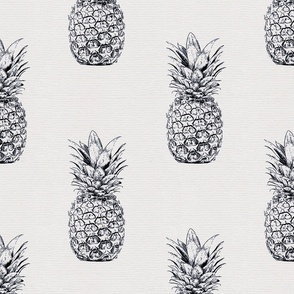 Navy Pineapple_Wallpaper