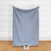 Dachshund zigzag - blue