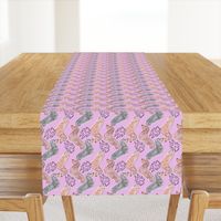 Dachshund zigzag - lavender