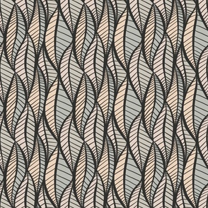 Art Deco Leafy Waves