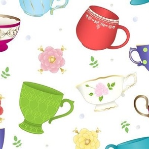 Cartoon Cups. "Coffee Time" Set