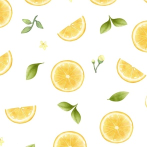 Lemons//White - XL