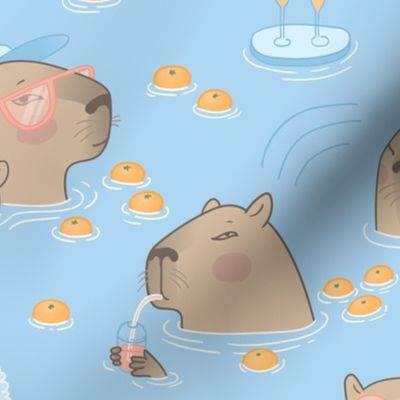 Capybara Spa Party / Large
