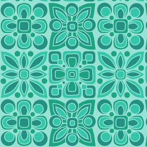 264 Square Patterns green