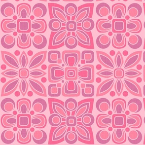 264 Square Patterns pink