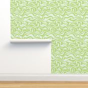 Retro groovy swirls wallpaper - vintage style swirl mid-century disco design nineties lime green mint 