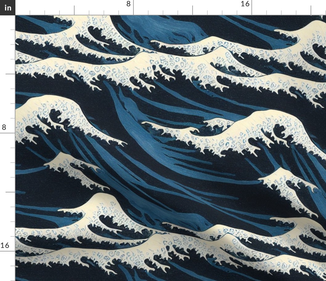 Inspired by the Great Wave of Hokusai