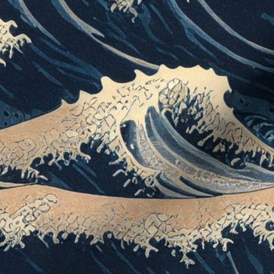 Hokusai inspired Great Wave