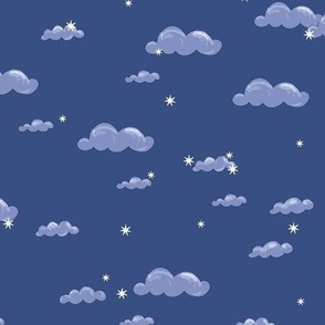 night clouds medium blue