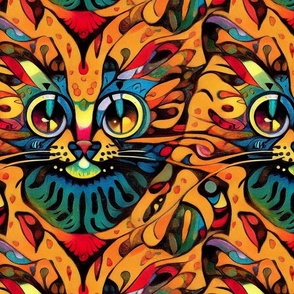 Psychedelic Kitty