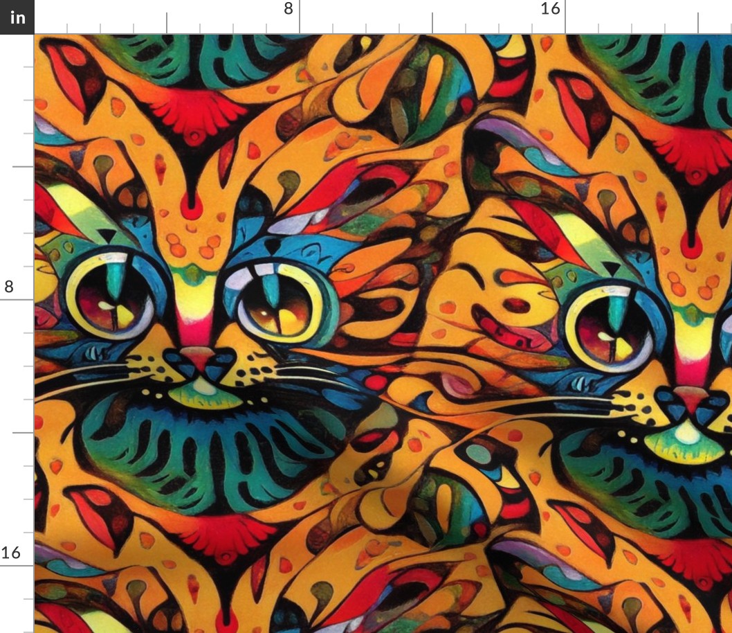 Psychedelic Kitty