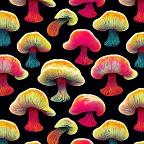 Mushroom in the Psychedelic