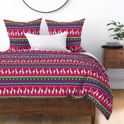 Peruvian pattern with Alpacas in tassels