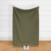 One Inch Vertical Gold and Green AD School Colors Stripes
