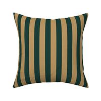 One Inch Vertical Gold and Green AD School Colors Stripes