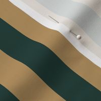 One Inch Vertical Gold and Green AD School Colors Stripes