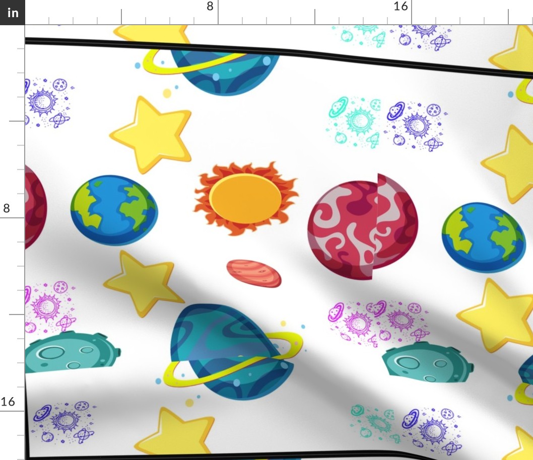 the  Planets  and star Fabric