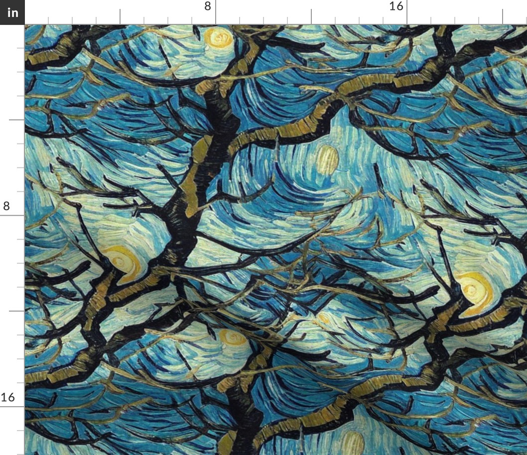 Van Gogh Starry Tree Branches