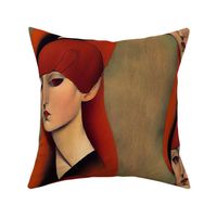 Modigliani inspired Redhead