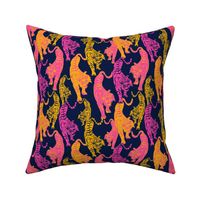 Year of the Tiger - Hot Pink/Vibrant Yellow - 8 inch