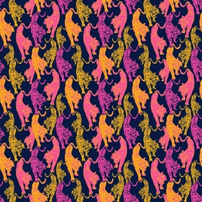 Year of the Tiger - Hot Pink/Vibrant Yellow - 6 inch