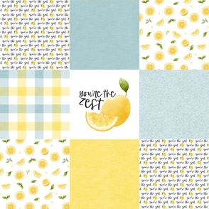 Lemon//You're the Zest - Wholecloth Cheater Quilt