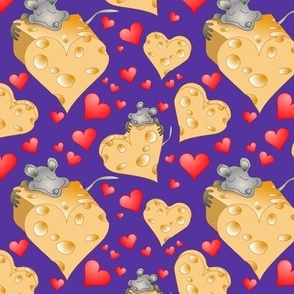 Cheesy Valentine Purple