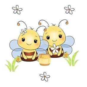 Honey Bumble Bees Floral Baby Girl Nursery