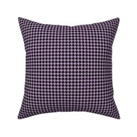 ( small ) houndstooth, black and lilac, check, halloween