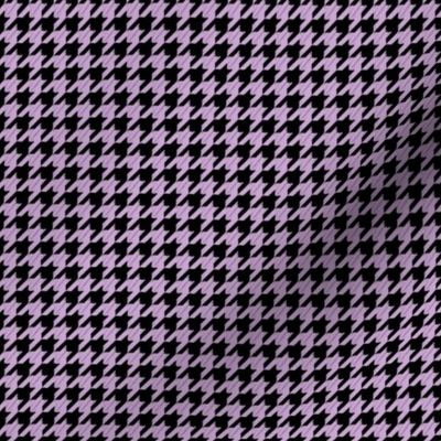 ( small ) houndstooth, black and lilac, check, halloween